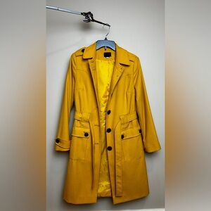 Sun Kissed Yellow VIA Trench Coat